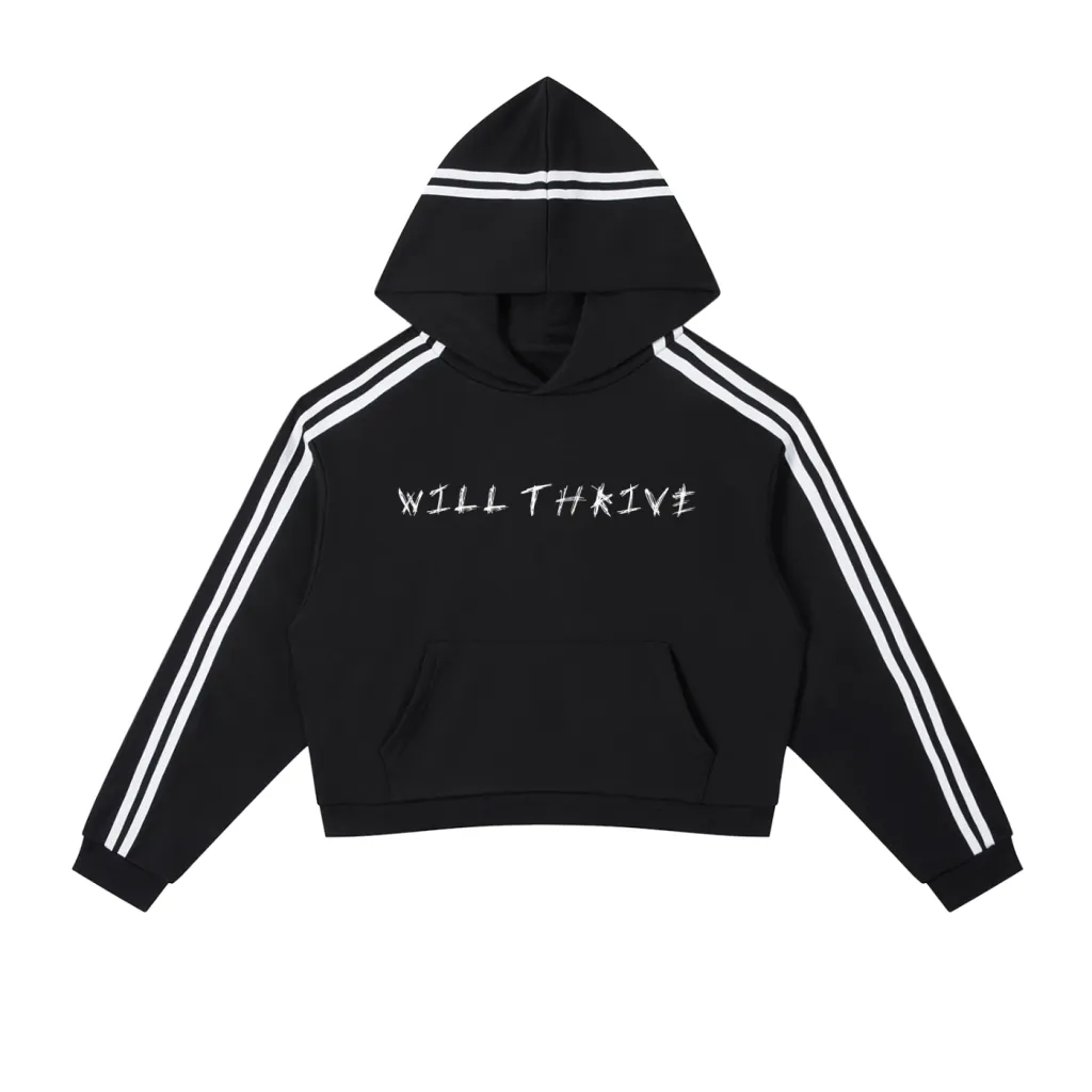 WT Signature Vector-Striped Hoodie